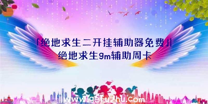 「绝地求生二开挂辅助器免费」|绝地求生gm辅助周卡